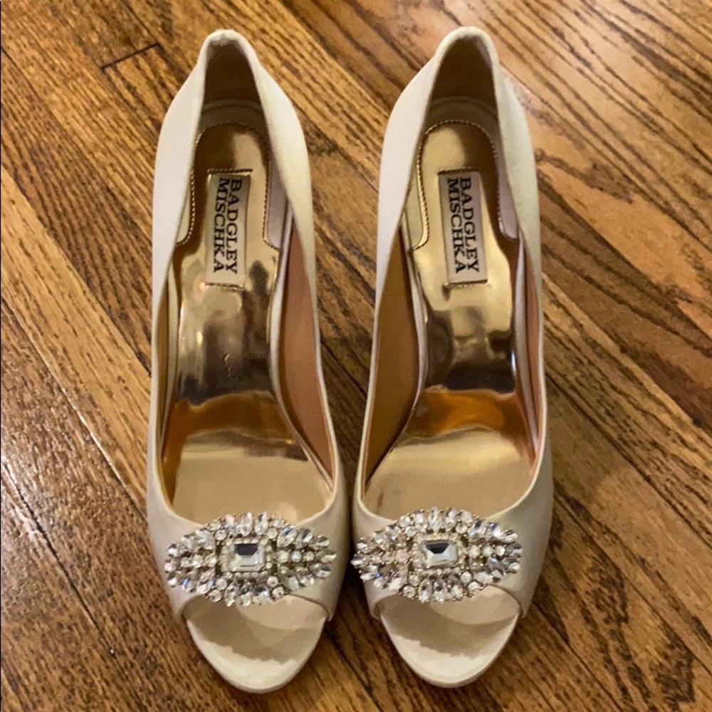 Badgley Mischka Shoes; Worn indoors once.